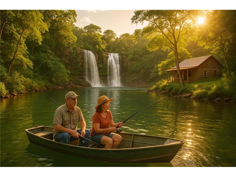 Evening Serenity at Waterfall Cove