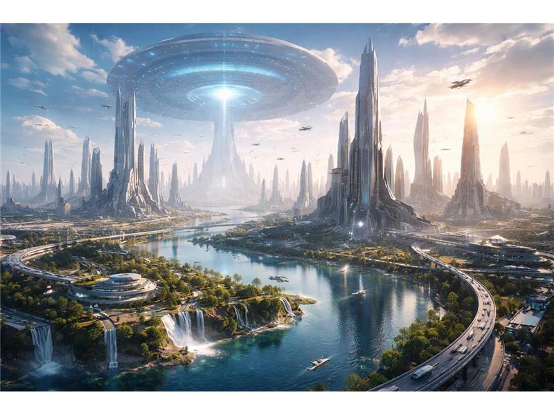 Neo-Eden: The Futuristic Oasis