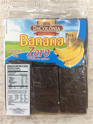 Banana Pura Fruta - Zero Acucar