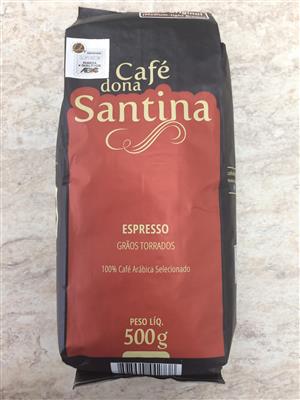 Cafe Dona Santina Graos 500 Gr