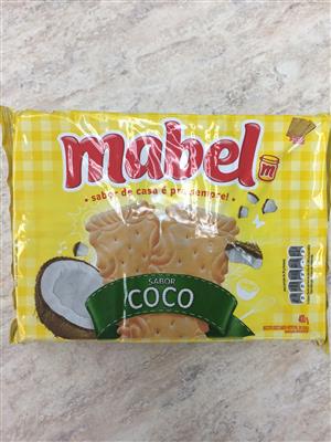 Mabel Bolacha sabor de Coco 400G